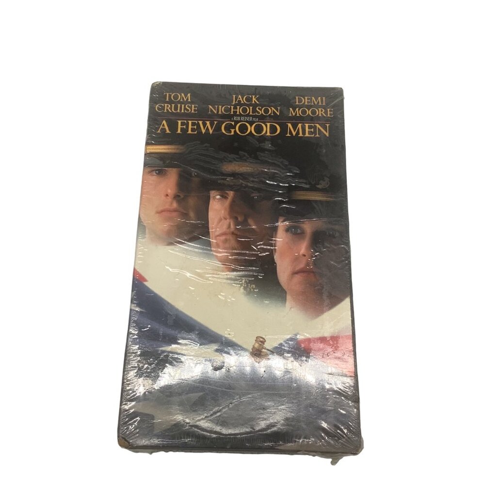 A Few Good Men VHS 1993‎ VTG Tom Cruise Jack Nicholson Demi Moore Factory Sealed